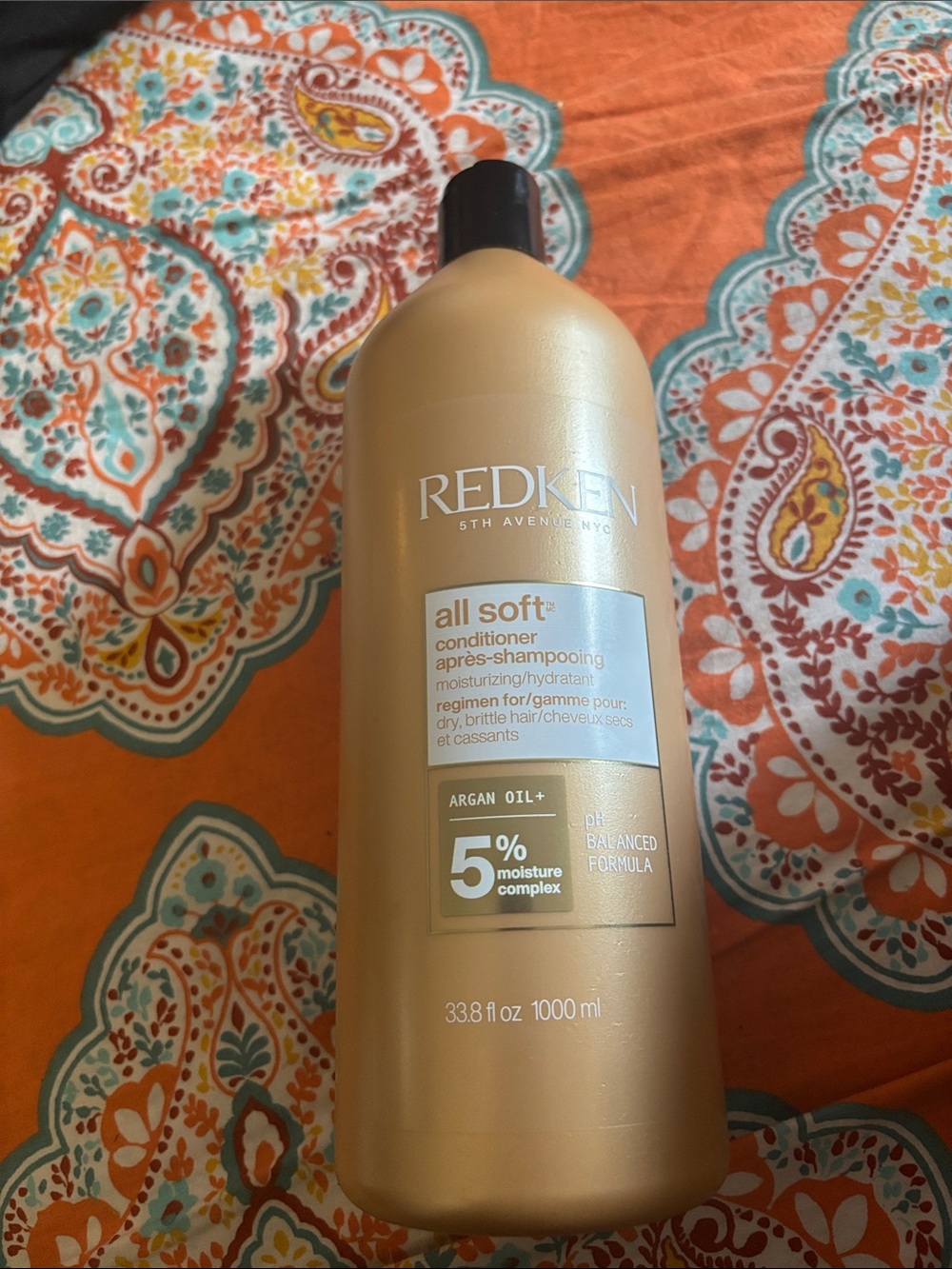 Redken All Soft Conditioner Bottle - Gold